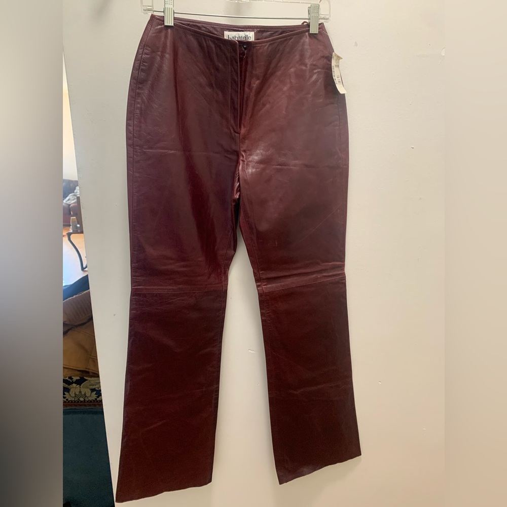 Genuine Leather Flare / Boot cut Leather Pants